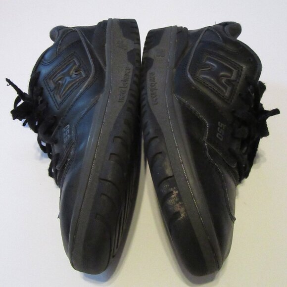 New Balance 550 All Black Sneakers Youth 6 – Retro Sport & Streetwear C - Picture 11 of 15